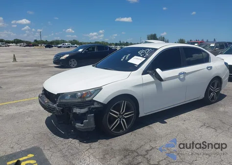 2014 Honda Accord Sport z USA, uszkodzony, nr VIN 1HGCR2F5XEA219374